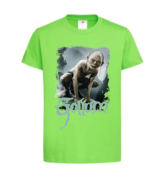 Детская футболка Gollum Лаймовый фото