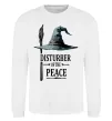 Свитшот Disturber of the peace Белый фото