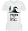 Жіноча футболка Disturber of the peace Білий фото