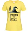 Жіноча футболка Disturber of the peace Лимонний фото