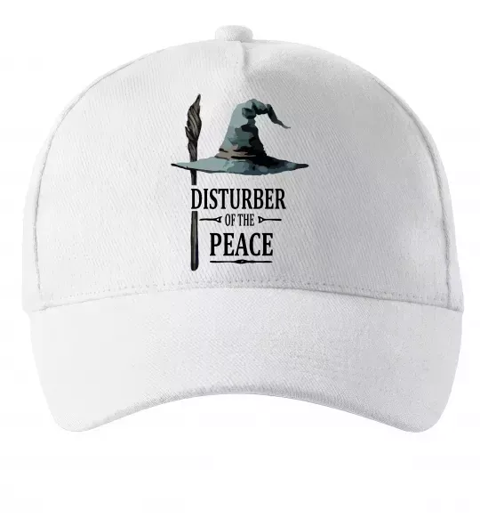 Кепка Disturber of the peace Білий фото