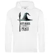 Женская толстовка (худи) Disturber of the peace Белый фото