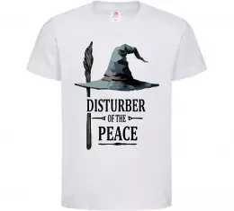 Детская футболка Disturber of the peace Белый фото