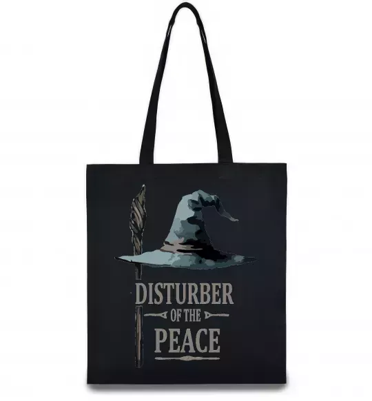 Эко-сумка Disturber of the peace Черный фото