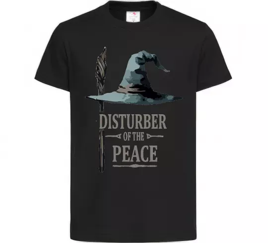 Детская футболка Disturber of the peace Черный фото