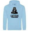 Жіноча толстовка (худі) Students I am your teacher Блакитний фото