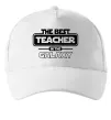 Кепка The best teacher in the Galaxy Білий фото