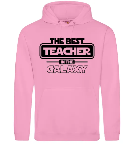 Жіноча толстовка (худі) The best teacher in the Galaxy Рожевий фото