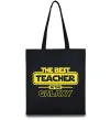 Еко-сумка The best teacher in the Galaxy Чорний фото