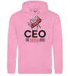 Чоловіча толстовка (худі) СЕО мультитул Рожевий фото