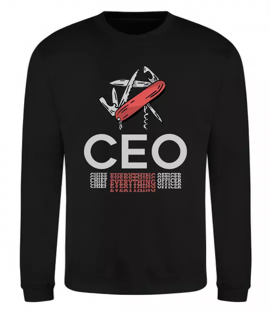 Світшот СЕО мультитул Чорний фото