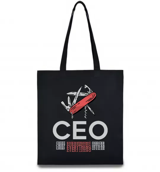 Еко-сумка СЕО мультитул Чорний фото