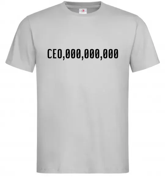Мужская футболка CEO 000 Серый фото