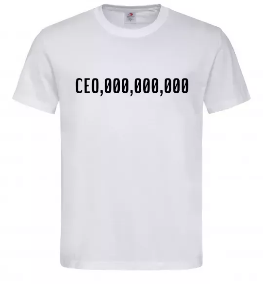 Мужская футболка CEO 000 Белый фото