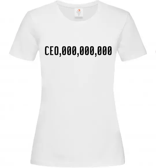 Жіноча футболка CEO 000 Білий фото