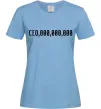 Жіноча футболка CEO 000 Блакитний Жіноча футболка CEO 000 Блакитний фото