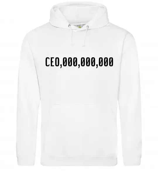 Жіноча толстовка (худі) CEO 000 Білий фото