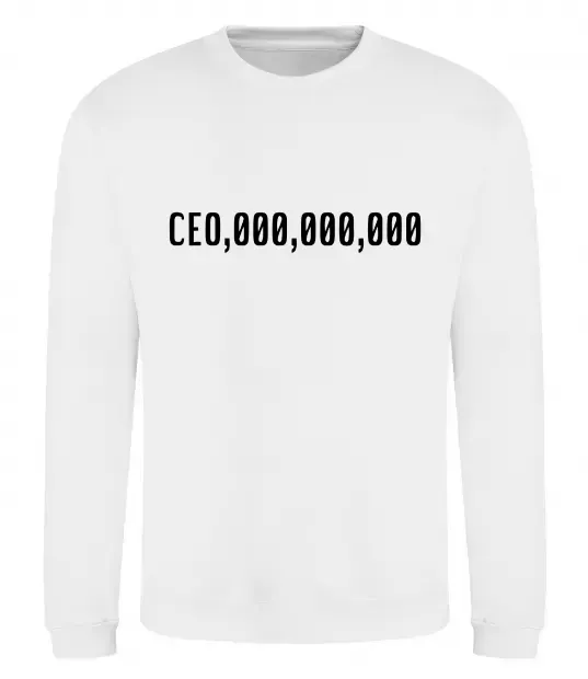 Свитшот CEO 000 Белый фото