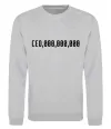 Свитшот CEO 000 Серый меланж фото