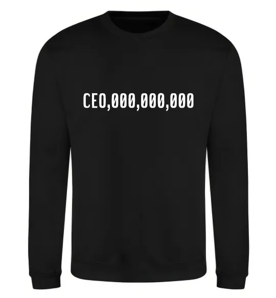 Світшот CEO 000 Чорний фото