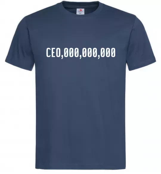 Мужская футболка CEO 000 Темно-синий фото