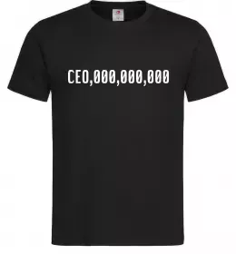Мужская футболка CEO 000 Черный фото