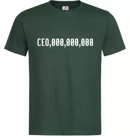 Мужская футболка CEO 000 Темно-зеленый фото