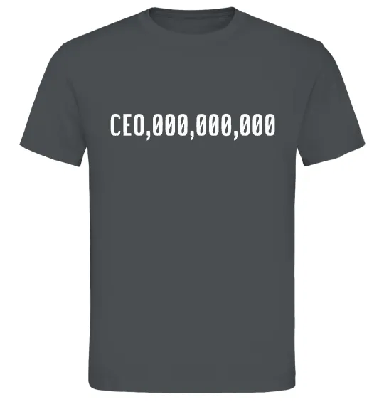 Мужская футболка CEO 000 Графит фото