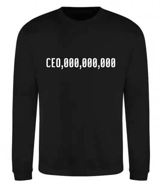 Свитшот CEO 000 Черный фото