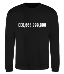 Світшот CEO 000 Чорний фото