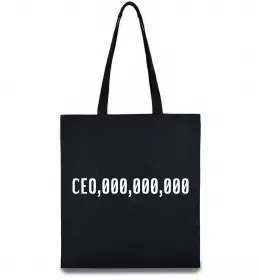 Еко-сумка CEO 000 Чорний фото