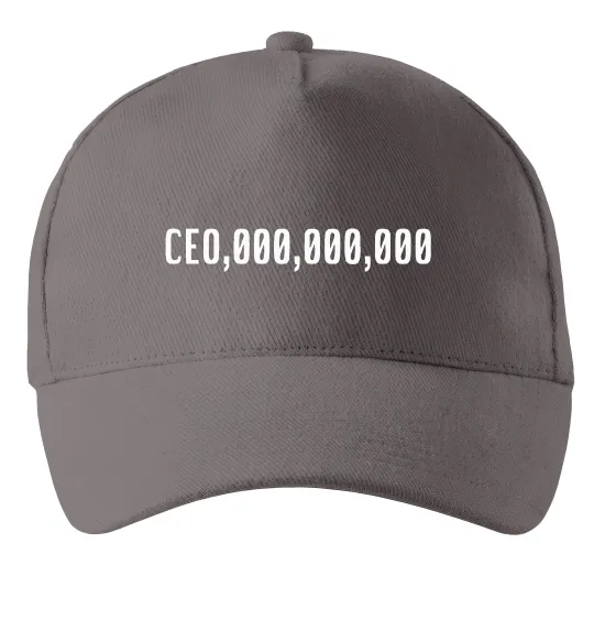 Кепка CEO 000 Сірий фото