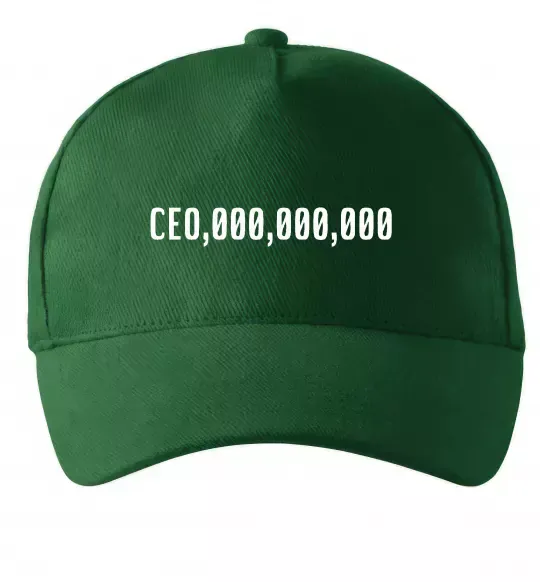 Кепка CEO 000 Темно-зеленый фото