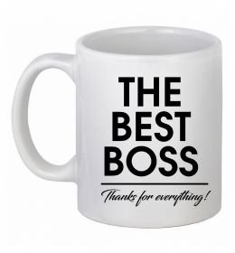 Чашка керамическая The best Boss
