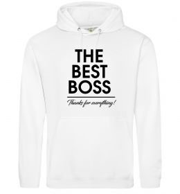 Мужская толстовка (худи) The best Boss