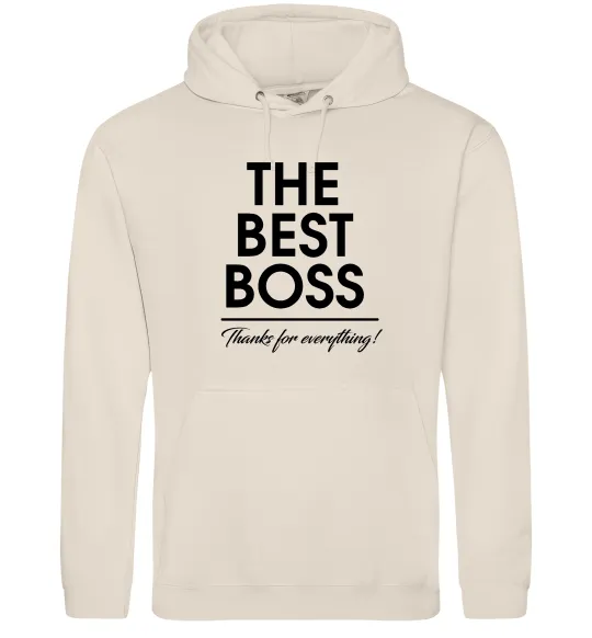 Мужская толстовка (худи) The best Boss Таш фото