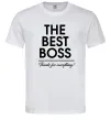 Чоловіча футболка The best Boss Білий фото