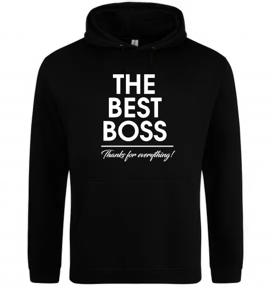 Жіноча толстовка (худі) The best Boss Чорний фото