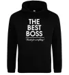 Жіноча толстовка (худі) The best Boss Чорний фото