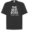 Футболка Оверсайз The best Boss Чорний фото