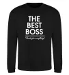 Світшот The best Boss Чорний фото