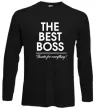 Лонгслів The best Boss Чорний фото