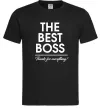 Чоловіча футболка The best Boss Чорний фото