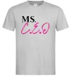 Мужская футболка MS CEO Серый фото