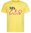 Мужская футболка MS CEO Лимонный фото