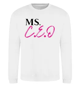Свитшот MS CEO Белый фото