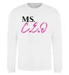 Світшот MS CEO Білий фото