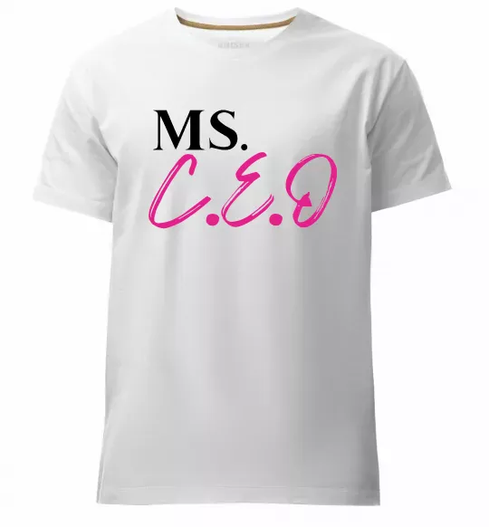 Мужская премиум футболка MS CEO Белый фото