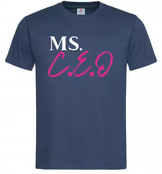 Мужская футболка MS CEO Темно-синий фото