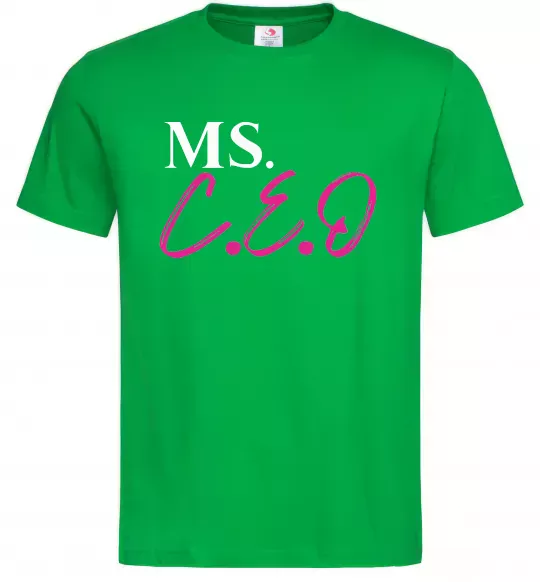 Мужская футболка MS CEO Зеленый фото